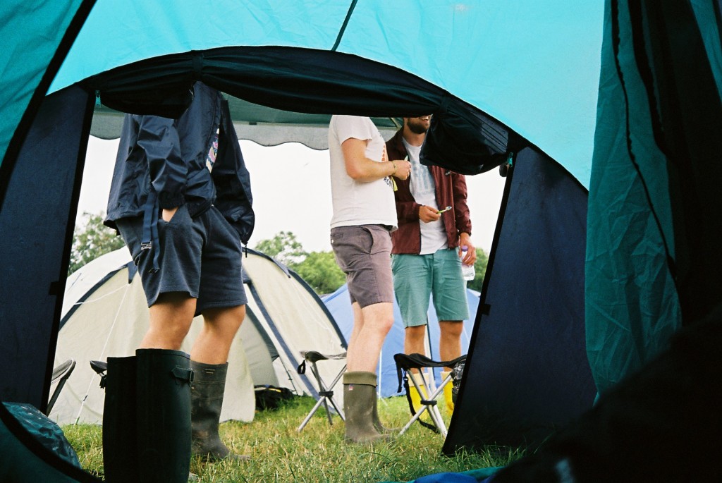 Hark1karan - Daily Life - Glastonbury 2014 - Tent