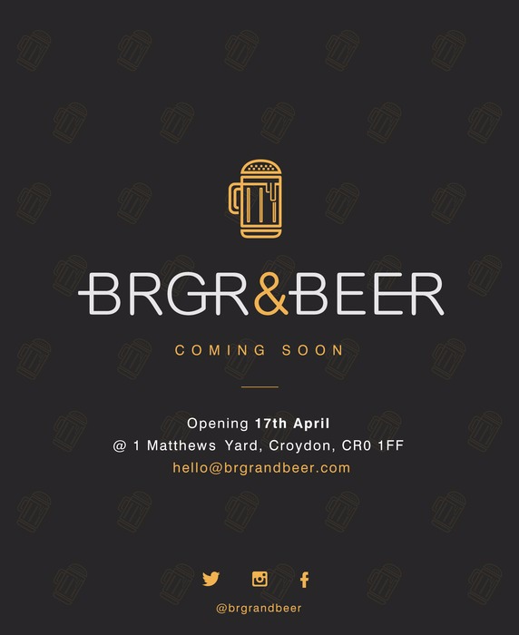Brgr & Beer - Croydon - Burgers and Craft Beer launch