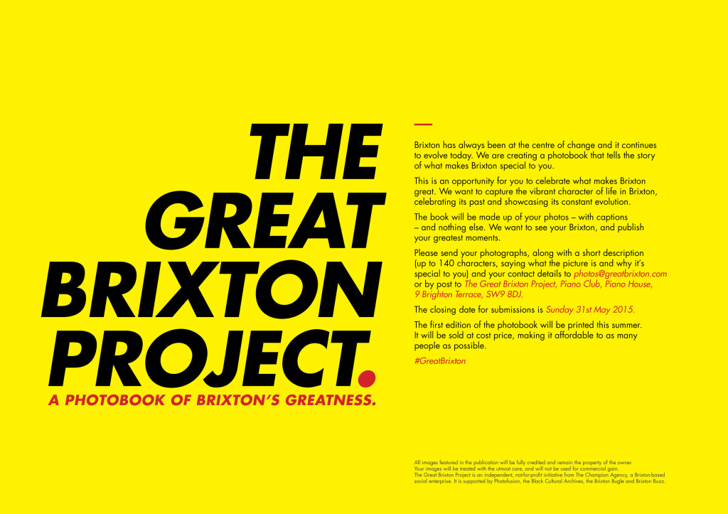 Great brixton project photo book