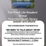 Pond Life – Thornton Heath Library – Book Club