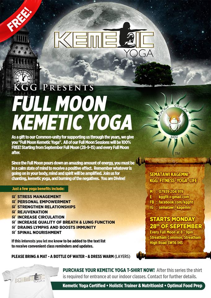 kemetic yoga full moon london