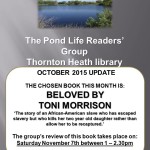 Pond Life Readers’ Group – October 2015