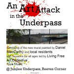 Art Attack in the Underpass with Living Free Art Collective