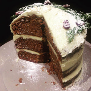 Recipe: Naked Gingerbread Wreath Cake (Xmas Twist) - Hark1karan