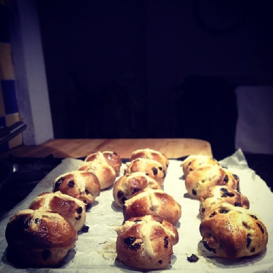 Recipe Hot Cross Buns‏ Grace Print makers bakery hark1karan South london (3)