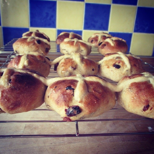 Recipe Hot Cross Buns‏ Grace Print makers bakery hark1karan South london (2)