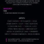 Exhibition: [Multiply] Living Free Collective x Creative Debut – First Thursday
