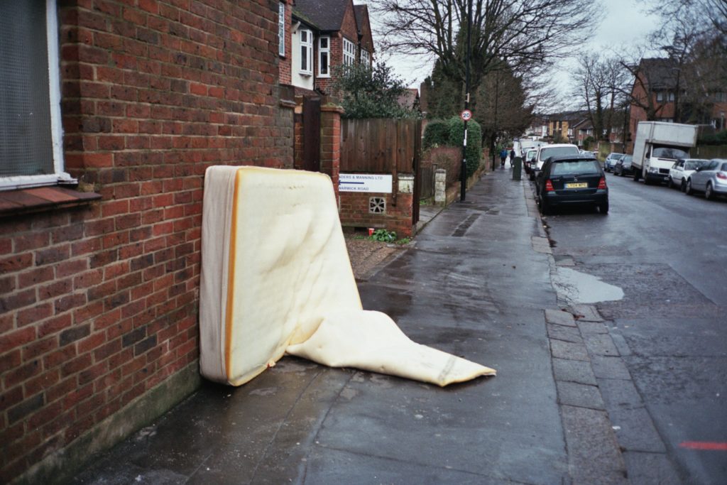 Thornton Heath Mattress www.hark1karan.com - Daily Life London - Photography - Fuji Film Superia 400 - February 2017