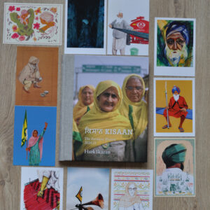 (SOLD OUT) Book + 11 Limited Edition Artist Postcards - KISAAN: The Farmers' Protest 2020/21